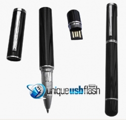Unique USB Flash Drive Pen - Black